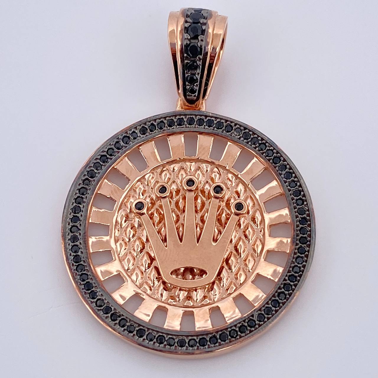 Dije Medalla Corona RX 11.05gr / 4cm / Oro 18K $