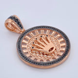 Dije Medalla Corona RX 11.05gr / 4cm / Oro 18K $