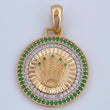 Dije Medalla Corona RX 4.85gr / 3.1cm / Oro 18K $