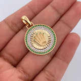 Dije Medalla Corona RX 4.85gr / 3.1cm / Oro 18K $