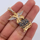 Dije San Miguel Arcángel 7.6gr / 4cm / Oro 18K $