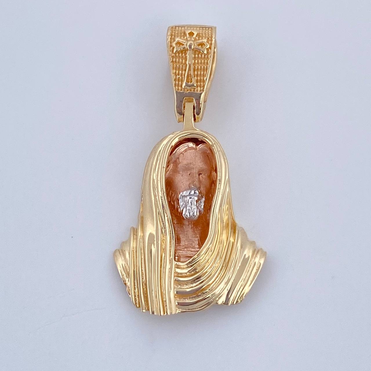 Dije Rostro de Cristo 3.2gr / 2.7cm / Oro 18K $