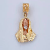 Dije Rostro de Cristo 3.2gr / 2.7cm / Oro 18K $