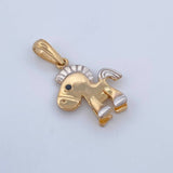 Dije Caballo Articulado 1.8gr / 2.4cm / Oro 18K $