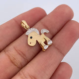 Dije Caballo Articulado 1.8gr / 2.4cm / Oro 18K $