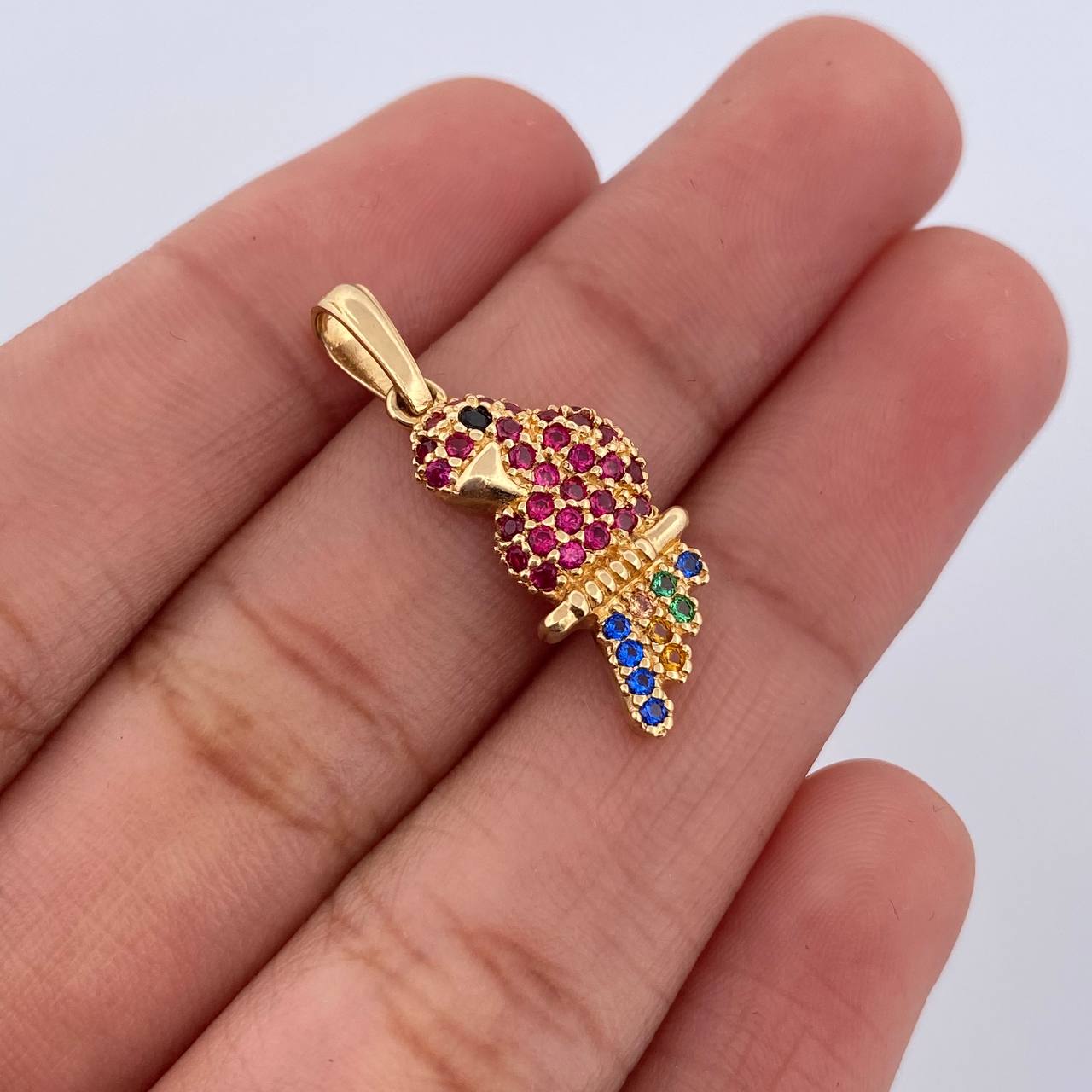 Dije Loro 1.9gr / 2.5cm / Oro 18K $