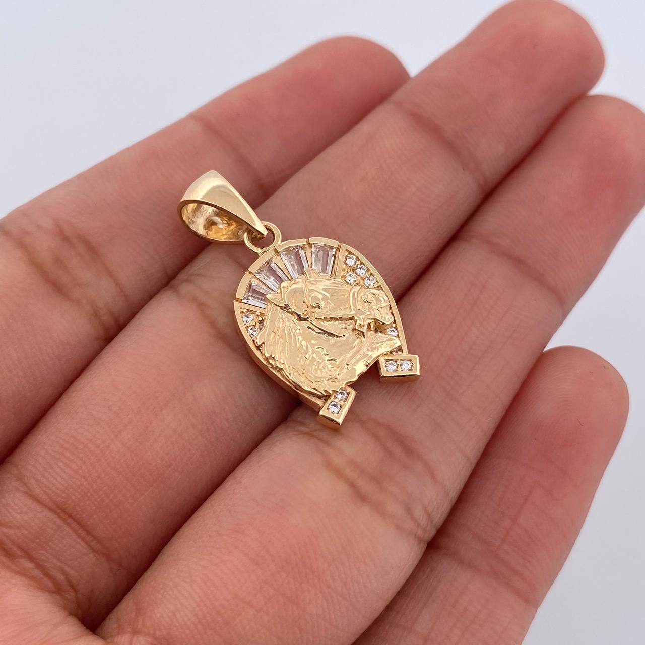 Dije Herradura Caballo 2.6gr / 2.5cm / Oro 18K $