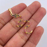 Dije Serpiente 1.85gr / 4cm / Oro 18K $