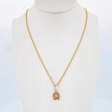 Set Cadena Lazo 1.15gr / 59.7cm / 1.2mm + Dije Herradura Caballo 0.5gr / 1.6cm Oro Amarillo 18K (Oferta) &