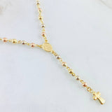 Rosario Virgen Milagrosa 7.45gr / 45cm / Tres Oros 18K