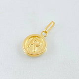 Dije Letra R 0.6gr / 1.9cm / Oro Amarillo 18K