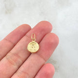 Dije Letra R 0.6gr / 1.9cm / Oro Amarillo 18K