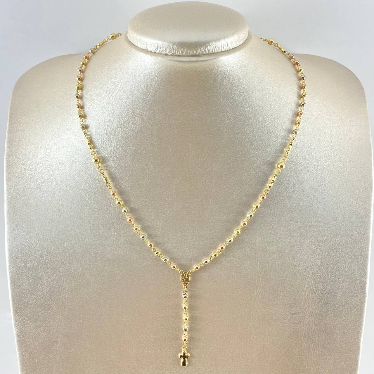 Rosario Virgen Milagrosa 7.45gr / 45cm / Tres Oros 18K