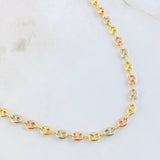 Cadena GC 6.8gr / 45cm / Tres Oros 18K