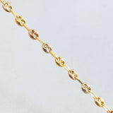 Cadena GC6.9gr / 42,5cm / 3.4mm Tres Oros 18K ©