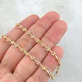 Cadena GC 6.65gr / 45cm / 4.3mm Tres Oros 18K