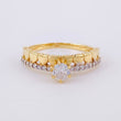 Anillo Churumbela Corazones 2.3g / T6 1/2 Oro Amarillo 18K