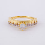 Anillo Churumbela Corazones 2.3g / T6 1/2 Oro Amarillo 18K