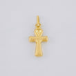 Dije Cruz Lisa Egipcia 0.35g / 1.8cm Oro Amarillo 18K