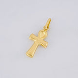 Dije Cruz Lisa Egipcia 0.35g / 1.8cm Oro Amarillo 18K