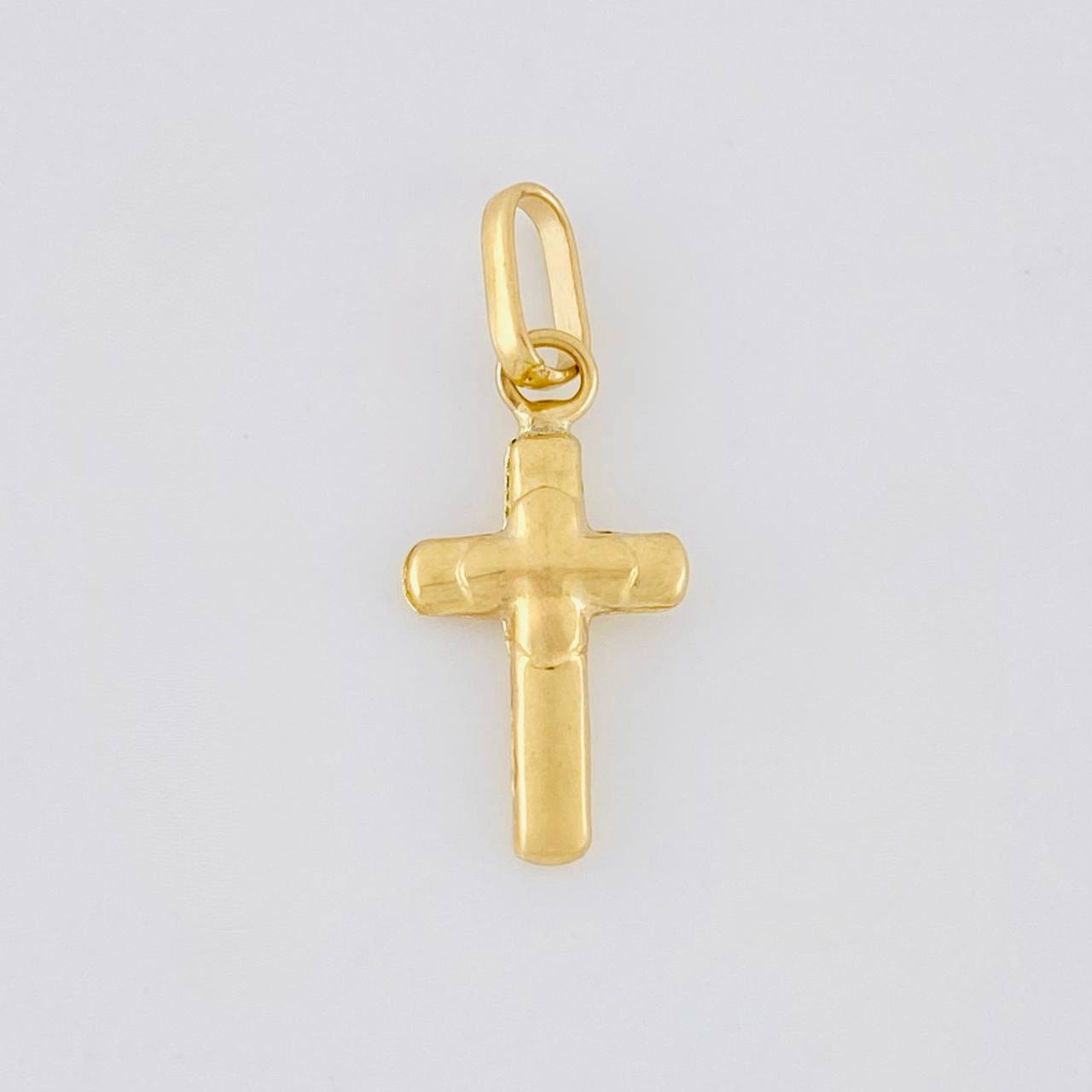 Dije Cruz Doble 0.35g / 2cm Oro Amarillo 18K