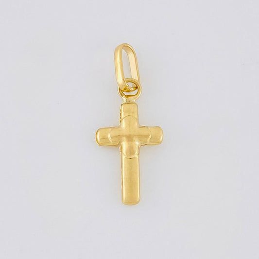 Dije Cruz Doble 0.35g / 2cm Oro Amarillo 18K