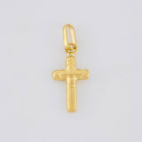 Dije Cruz Doble 0.35g / 2cm Oro Amarillo 18K