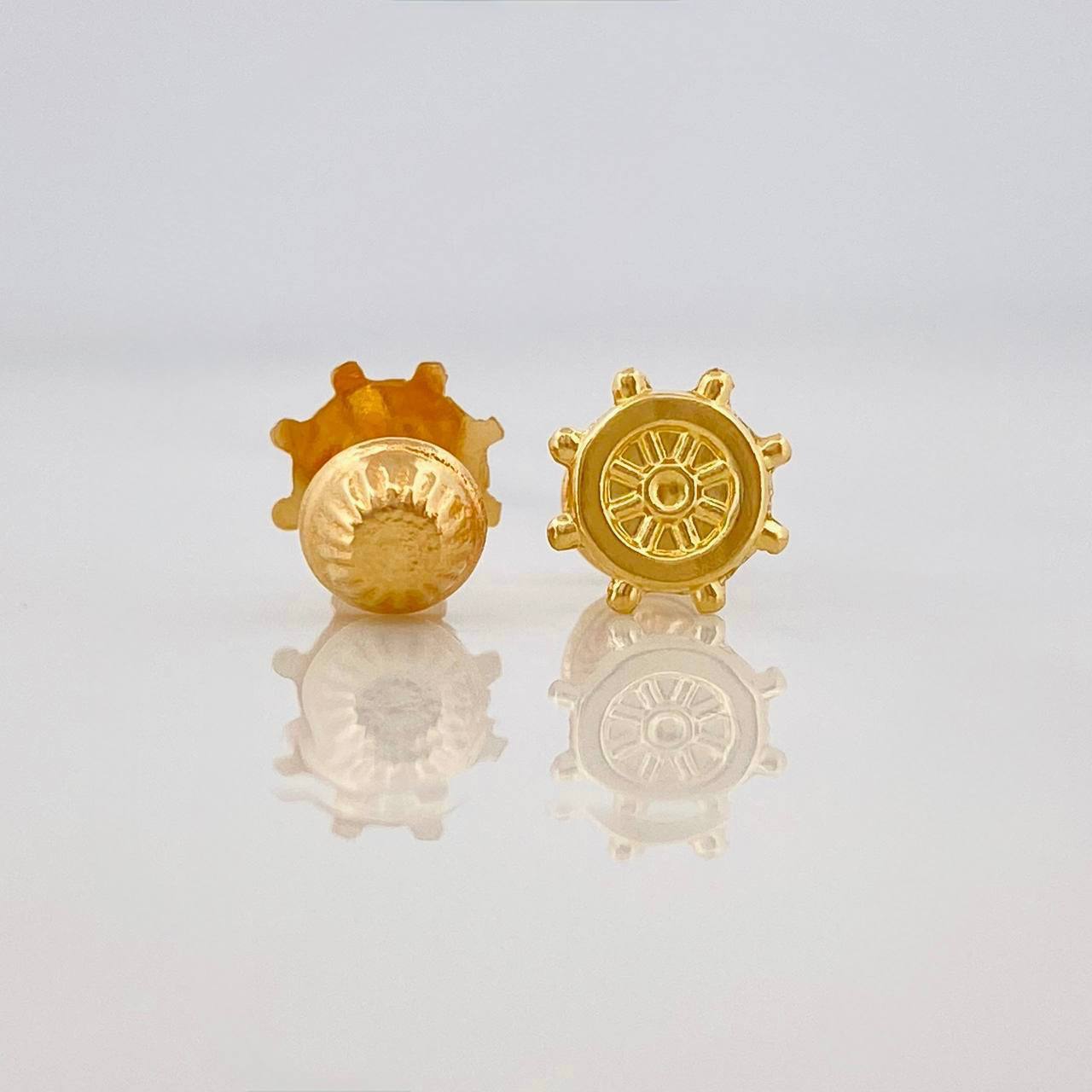 Topos Timón 0.6g / 8mm Oro Amarillo 18K