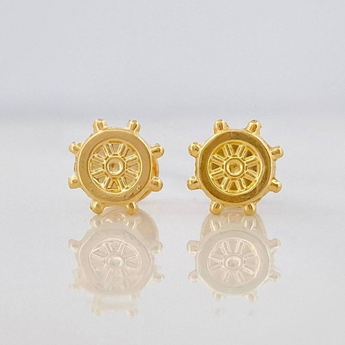 Topos Timón 0.6g / 8mm Oro Amarillo 18K