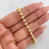 Cadena Militar Media Militar 21.8g / 46.5cm / 4.85mm Oro Amarillo 18K