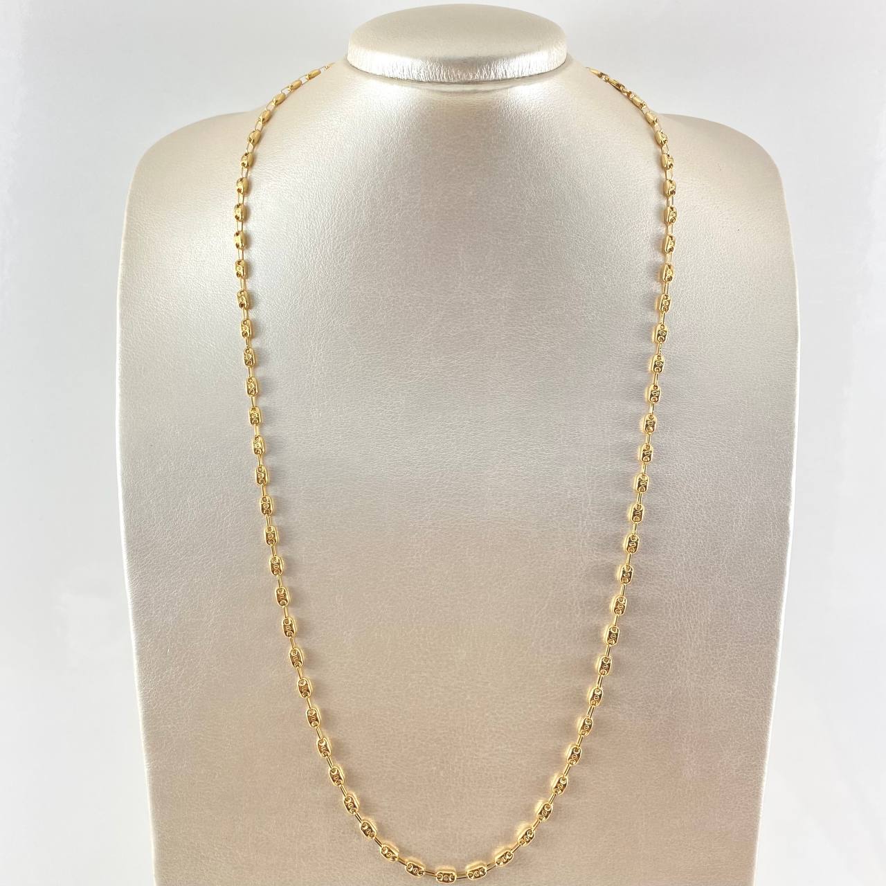 Cadena GC Rustica Tornillo 9.55gr / 65cm / Oro 18K