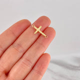 Herraje Cruz 0.3g / 2cm Oro Amarillo 18K