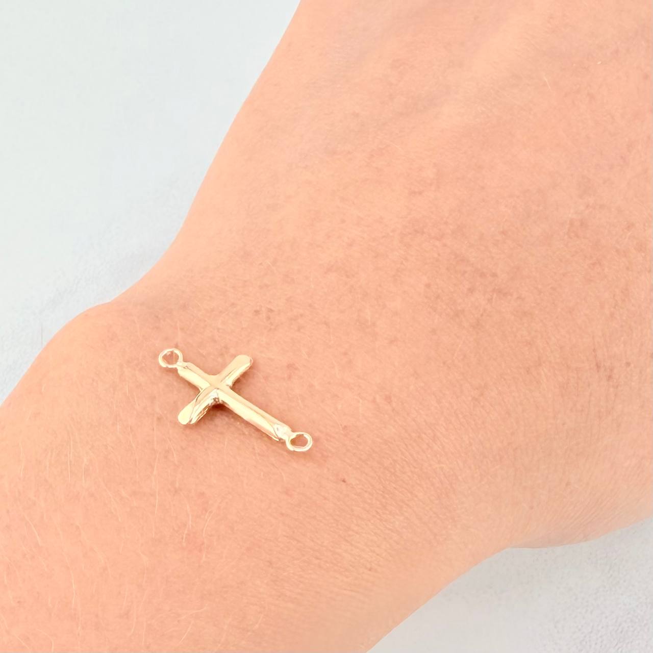 Herraje Cruz 0.3g / 2cm Oro Amarillo 18K