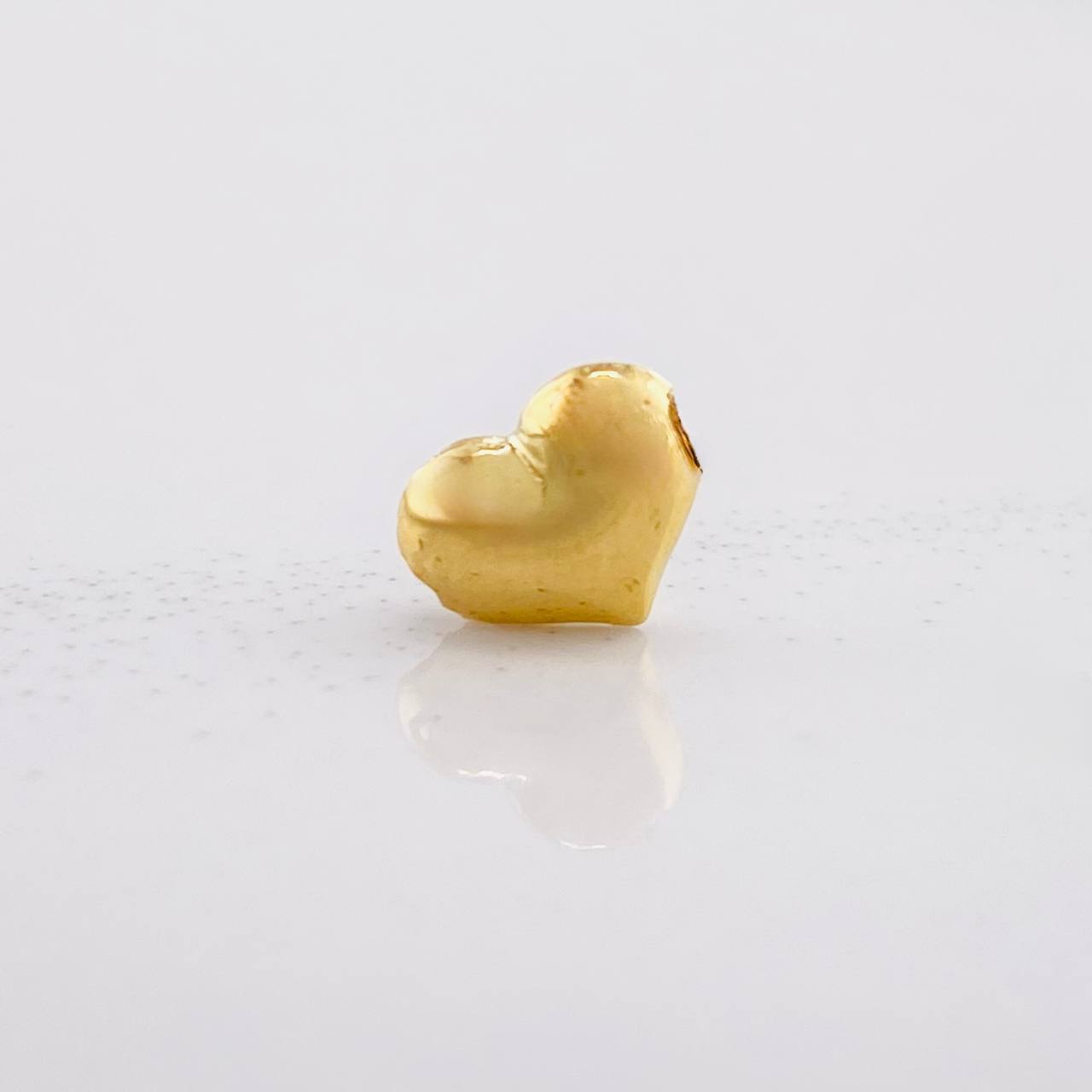 Herraje Corazón 0.15g / 0.8cm Oro Amarillo 18K