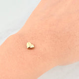 Herraje Corazón 0.15g / 0.8cm Oro Amarillo 18K