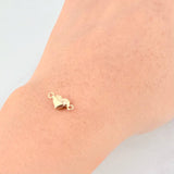 Herraje Corazón 0.25g / 1.3cm Oro Amarillo 18K