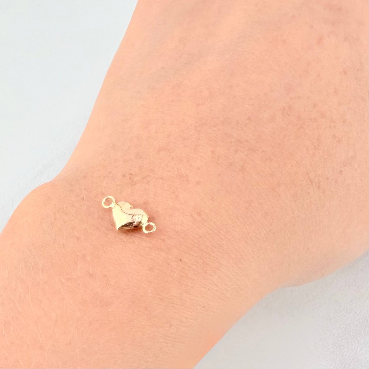 Herraje Corazón 0.2g / 1.3cm Oro Amarillo 18K