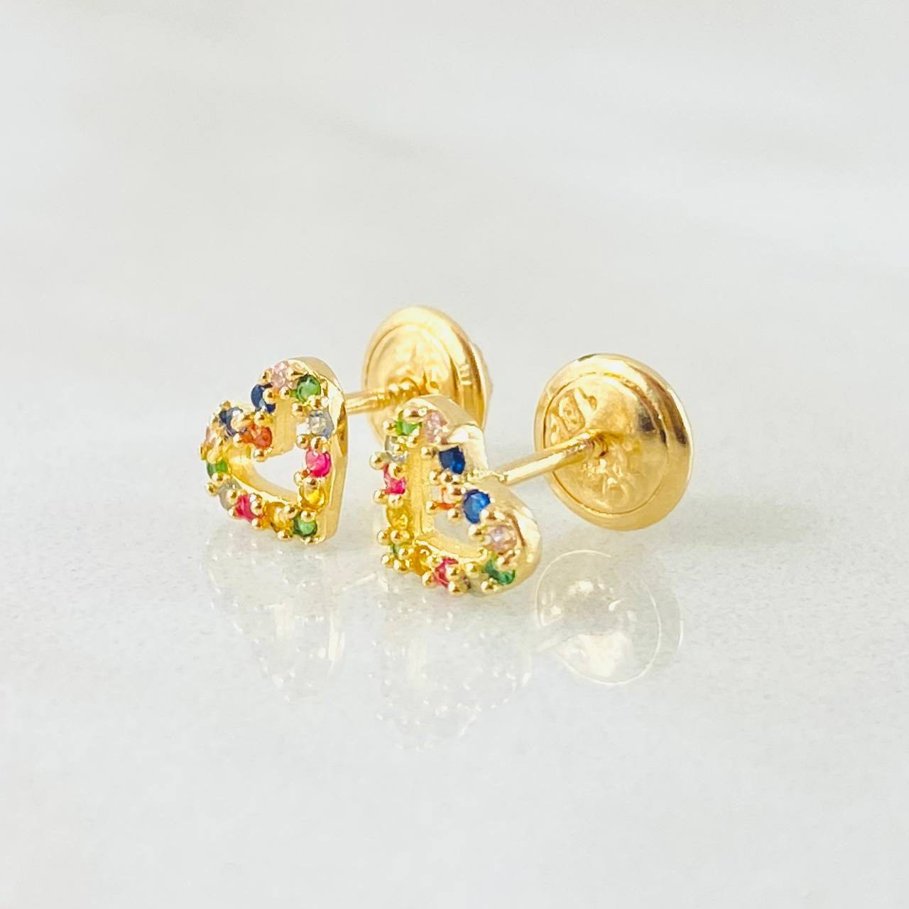 Topos Corazon Silueta 0.8gr / Oro Amarillo 18K ©