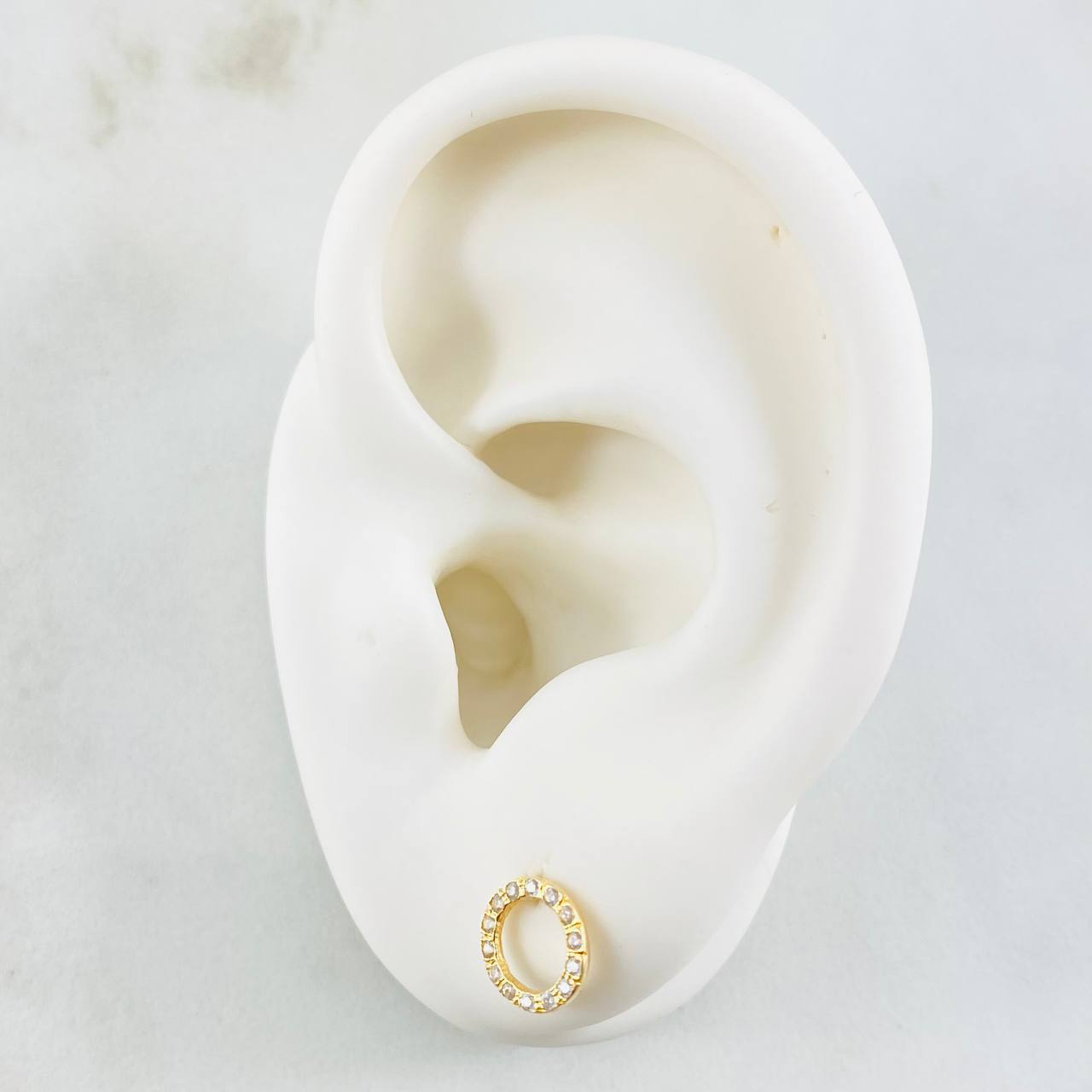 Topos Circulo 0.8gr / Oro Amarillo 18K *