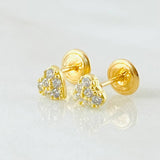 Topos Corazon 0.9gr / Oro Amarillo 18K