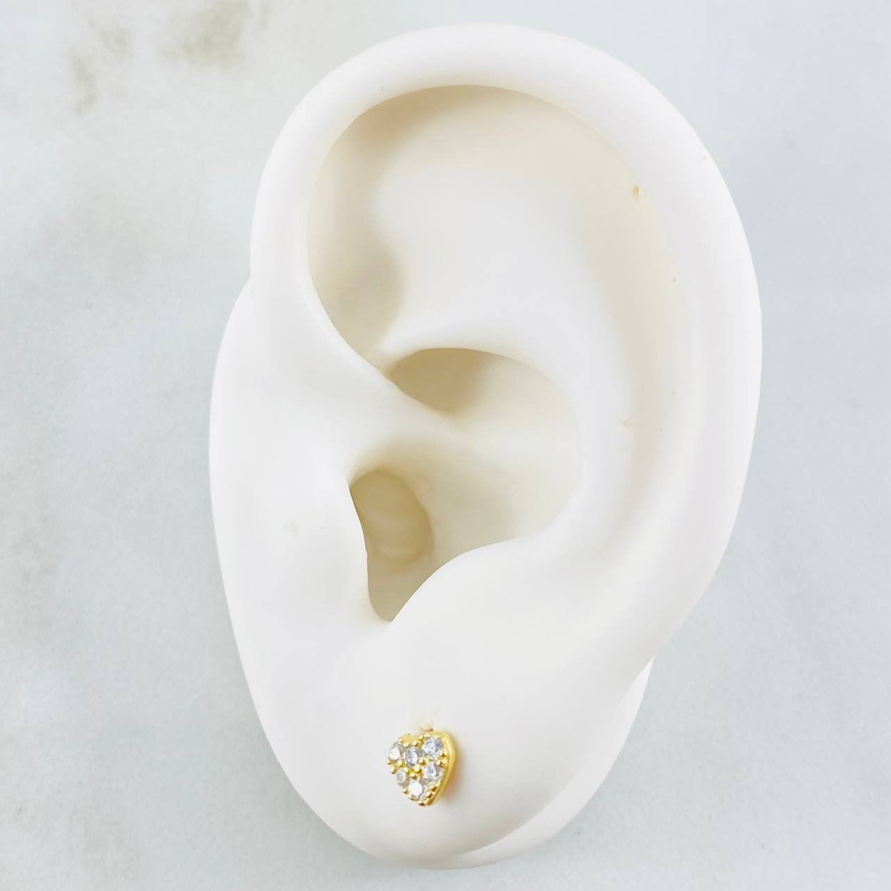 Topos Corazon 0.9gr / Oro Amarillo 18K