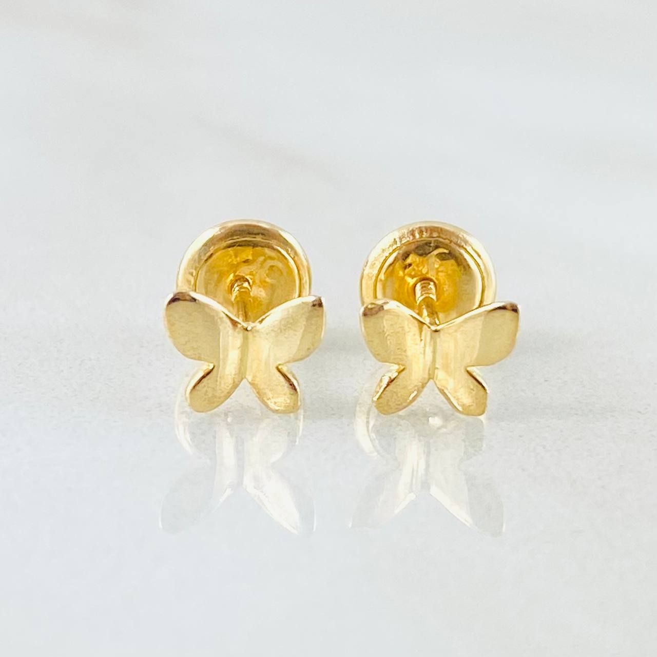 Topos Mariposa 0.7gr / Oro Amarillo 18K