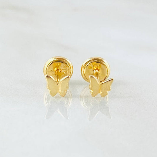 Topos Mariposa 0.65gr / Oro Amarillo 18K