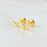 Topos Mariposa 0.65gr / Oro Amarillo 18K