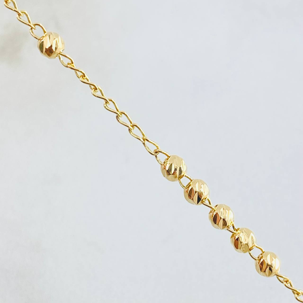 Rosario Virgen Milagrosa 7gr / 50cm / Oro Amarillo 18K *