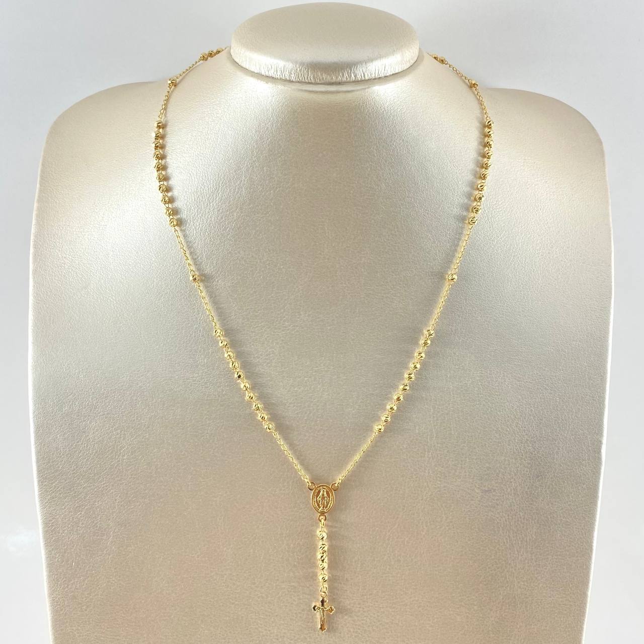 Rosario Virgen Milagrosa 7gr / 50cm / Oro Amarillo 18K *
