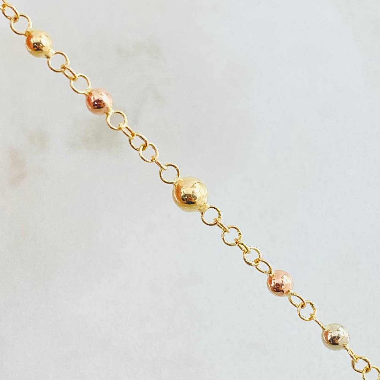 Rosario Virgen Milagrosa 6.15gr / 50cm / Tres Oros 18K