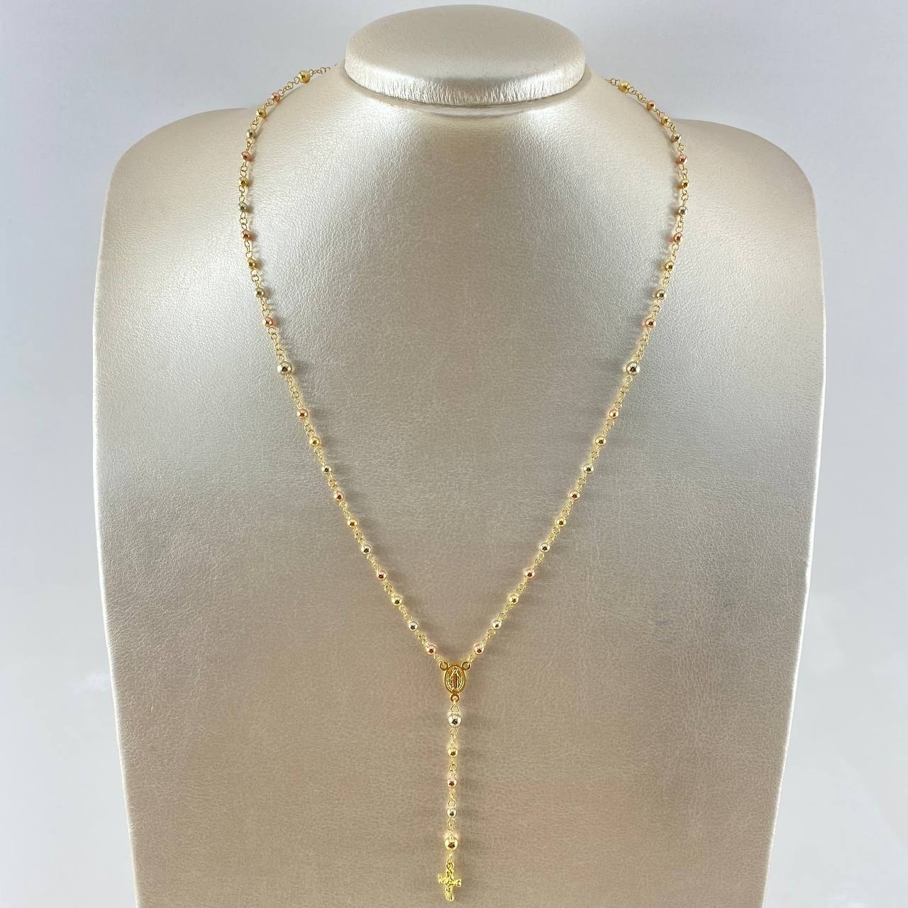 Rosario Virgen Milagrosa 6.15gr / 50cm / Tres Oros 18K