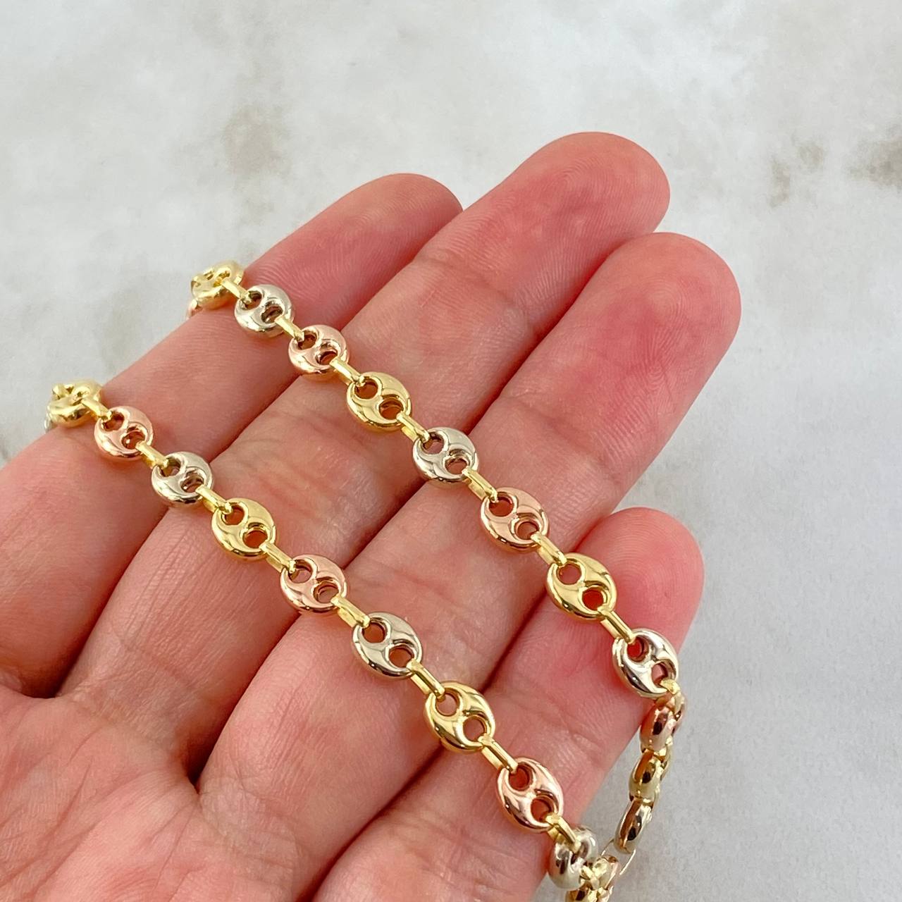 Cadena GC 9.75gr / 50cm / Tres Oros 18K ©