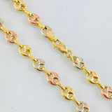Cadena GC 5.05gr / 45cm / 3.7mm Tres Oros 18K